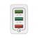 Adaptor universal priza cu 3 usb, qualcomm 3.0
