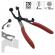 Cleste curbat 45 grade pentru coliere, 230mm