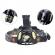 Lanterna de cap 5led, cree/4cob, 1200lm, 6500k, usb, strobo, 100m