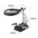 Stand de lipit cu lupa si lampa led, gj5