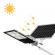 Lampa solara 200w cu telecomanda si suport prindere