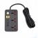 Adaptor cu 3 prize si 4 usb, e186
