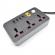 Adaptor cu 3 prize si 4 usb, e186