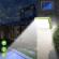 Lampa led cu panou solar, 192 smd,  telecomanda, 30w