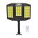 Lampa solara tripla cob, suport de prindere, 30w
