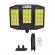 Lampa solara tripla cob, suport de prindere, 30w
