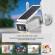 Camera de supraveghere cu panou solar, acumulatori, 2mp