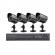 Sistem de supraveghere cctv cu dvr, 4 camere, ir, hd, usb, ip65