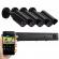 Sistem de supraveghere cctv cu dvr, 4 camere, ir, hd, usb, ip65