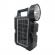 Sistem iluminare cl810, 3 becuri, boxa bt, radio