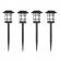 Set 4 lampi solare de gradina, x17