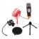 Microfon profesional andowl k222, trepied si filtru