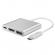 Adaptor usb c la hdmi 308, 3in1, usb 3.0, compact