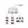 Adaptor usb c la hdmi 308, 3in1, usb 3.0, compact