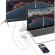 Adaptor usb c la hdmi 308, 3in1, usb 3.0, compact