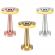 Lampa de birou decorativa tl145, portabila, metal, 3 culori