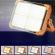 Proiector led cu incarcare solara w887a, 288 led, 250w