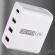 Adaptor priza wlx a6, cu 4 porturi usb, qualcomm 3.0, 53w