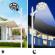 Lampa solara 990led, suport, senzor, 1000w, telecomanda