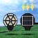 Lampa solara 990led, suport, senzor, 1000w, telecomanda