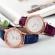Ceas de mana, dama, elegant, albastru, piele ecologica, quartz