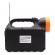 Sistem iluminare gd102, 3 becuri, boxa bt, radio, 80w