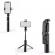 Selfie stick reglabil q03s, trepied, telecomanda, lampa led