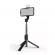 Selfie stick reglabil q03s, trepied, telecomanda, lampa led