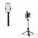 Selfie stick reglabil q03s, trepied, telecomanda, lampa led
