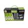 Sistem iluminare gd8080, 3 becuri, lanterna, usb