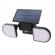 Lampa solara dubla ty863, 20w, 56led smd, senzor de miscare