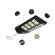Lampa solara led smd, dubla, telecomanda, 500w