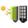 Lampa solara cu suport si telecomanda, 700w