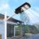 Lampa stradala, solara, cu telecomanda si suport prindere, 60w