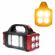 Lanterna led hb2678, 25w, 4 moduri luminare, incarcare solara