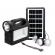 Sistem iluminare led gd101, panou solar, 80w, 3 becuri