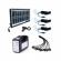 Sistem iluminare led gd7, 3 becuri, panou solar