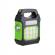 Lanterna multifunctionala jy978, panou solar, usb, 10w