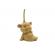 Lampa de birou rdc135 led, forma porcusor, crem/roz deschis