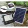 Lampa solara 40w, cu telecomanda si suport prindere