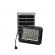 Set proiector led cu panou solar zs56012, telecomanda