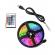 banda led cu telecomanda, 2m, multicolora, dt20