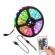 banda led cu telecomanda, 2m, multicolora, dt20