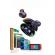 Casti audio wireless y80, bluetooth, led