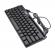 Tastatura gaming cu suport telefon/ tableta qk501, rgb