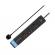Prelungitor e299, 3 prize si 4 usb, alb/negru