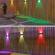 Lampa solara de perete 4led rgb, senzor de miscare