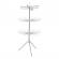 Uscator conic de rufe, 3 nivele, 16 brate, carlige, 170cm