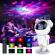 Lampa led tip astronaut, proiectie stele, cu telecomanda, rotativ