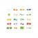 Set legume din lemn ecotoys 20 piese